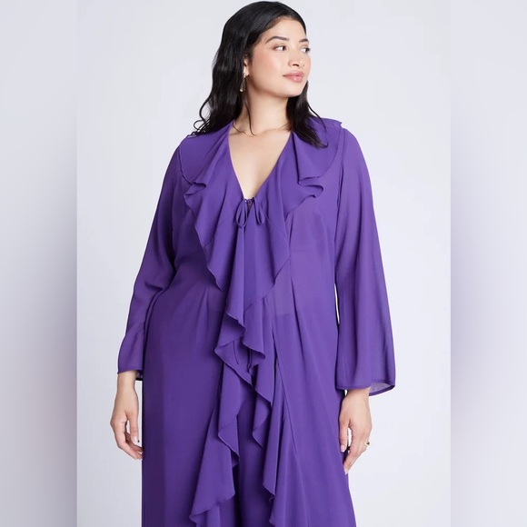 Eloquii Ruffle Duster - Picture 2 of 3